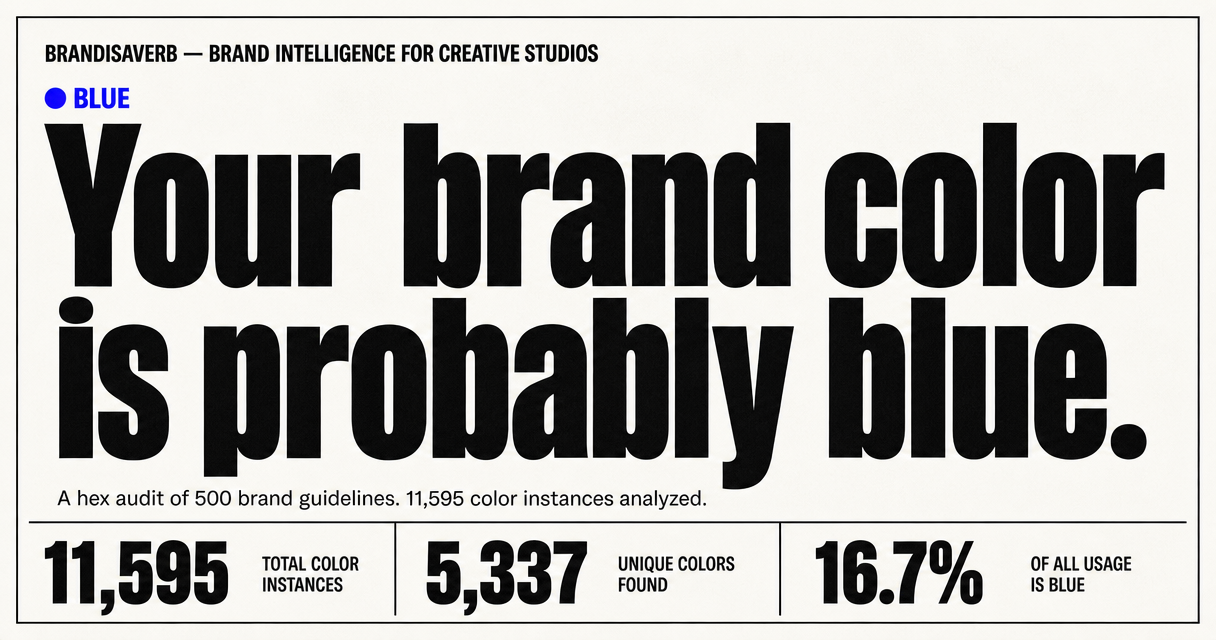 Brandbook Colors — Brandisaverb issue cover