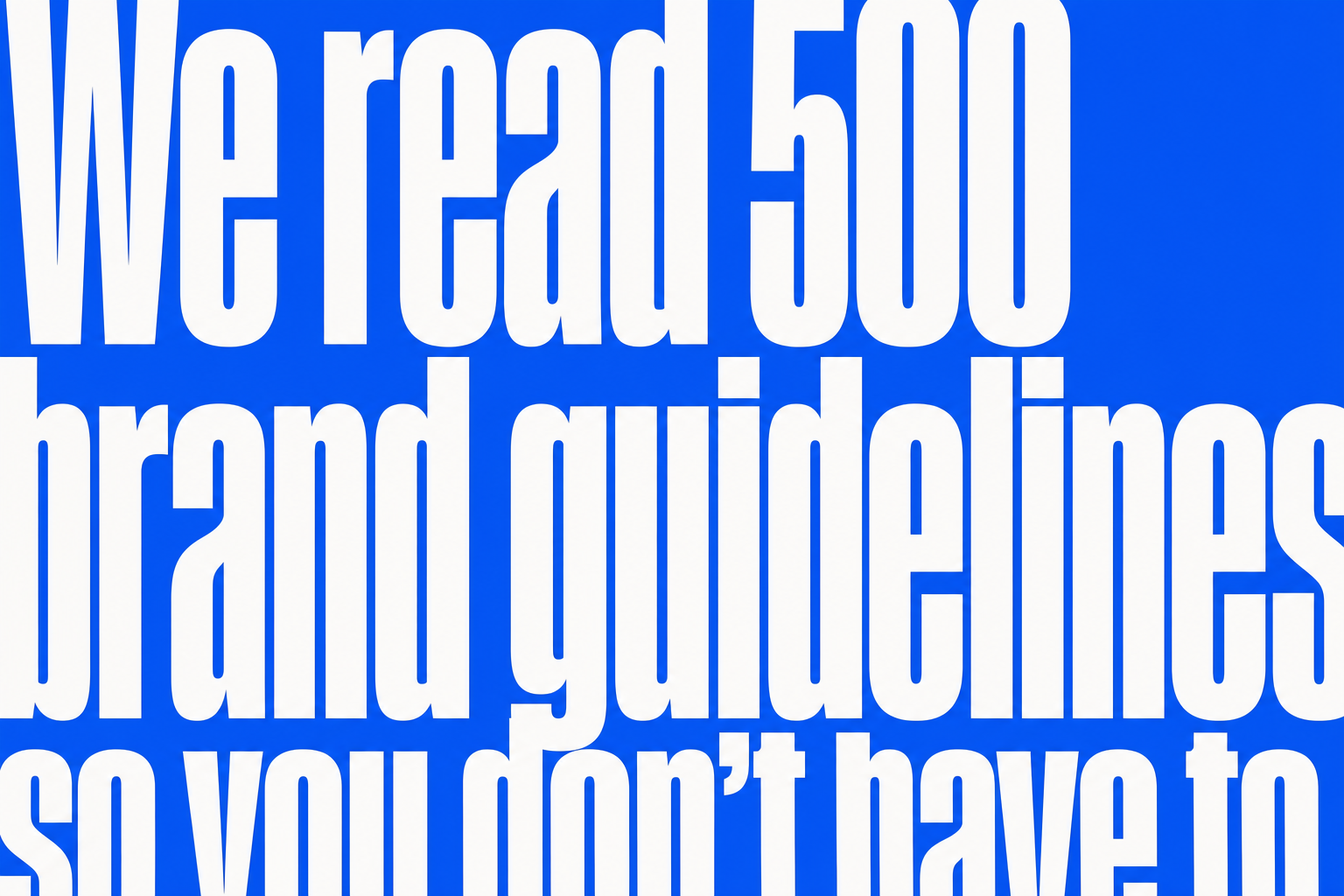 500 Brand Guidelines, Analyzed — Brandisaverb issue cover